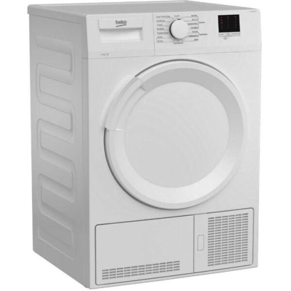 Beko DTLCE80041W 8kg Condenser Tumble Dryer - White - B Energy Rated