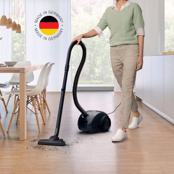 Bosch BGBS2BA1GB Serie 2 ProEco 600W 3kg Bagged Cylinder Vacuum Cleaner - Black - Image 2