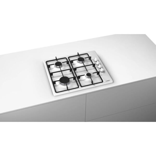 Bosch PBP6B2B60 60Cm Gas Hob - White - Image 3