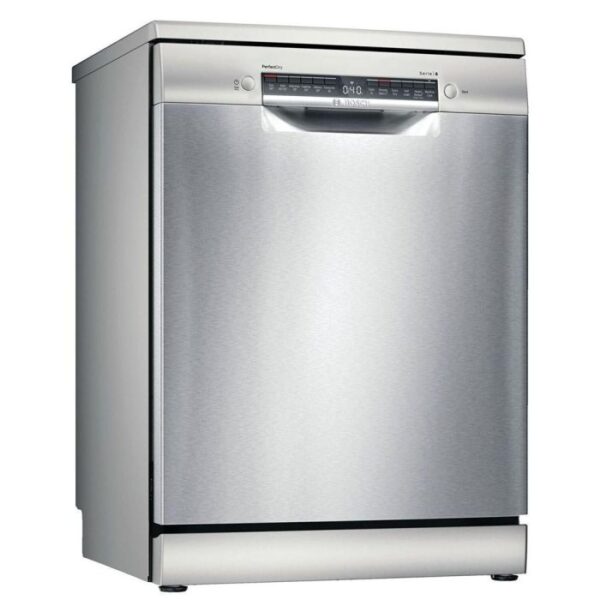 Bosch SMS6TCI00E Perfectdry Full Size Dishwasher - A Energy Rated - Silver Inox