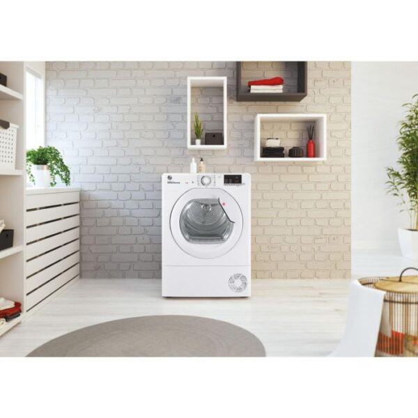 Hoover HLEC8DG 8Kg Condenser Tumble Dryer - B Energy Rated - White - Image 2