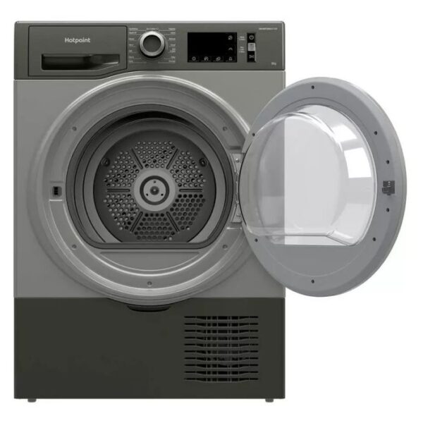 Hotpoint H3D81GSUK 8Kg Condenser Dryer - B Energy Rated - Graphite - Image 2