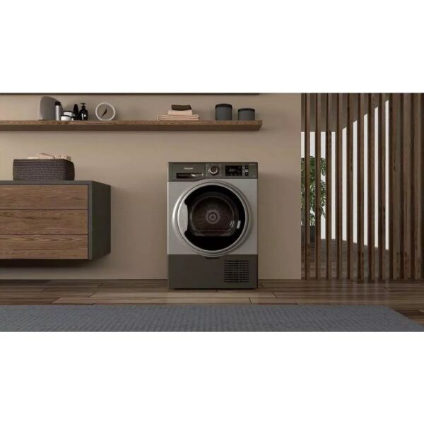 Hotpoint H3D81GSUK 8Kg Condenser Dryer - B Energy Rated - Graphite - Image 3