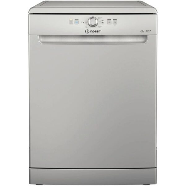 Indesit D2FHK26SUK Full Size Dishwasher - 14 Place Settings - Silver