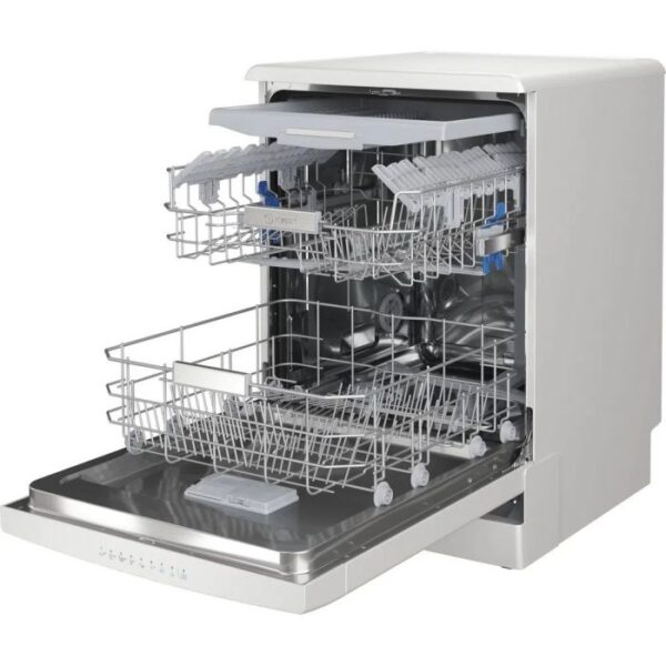 Indesit DFO3T133FUK 60Cm Dishwasher - D Energy Rated - White ( EX DISPLAY) - Image 3