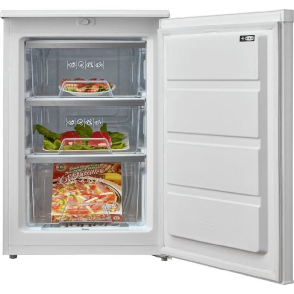 Midea MDRU129FZE01 55.3cm Undercounter Freezer- White - Image 2