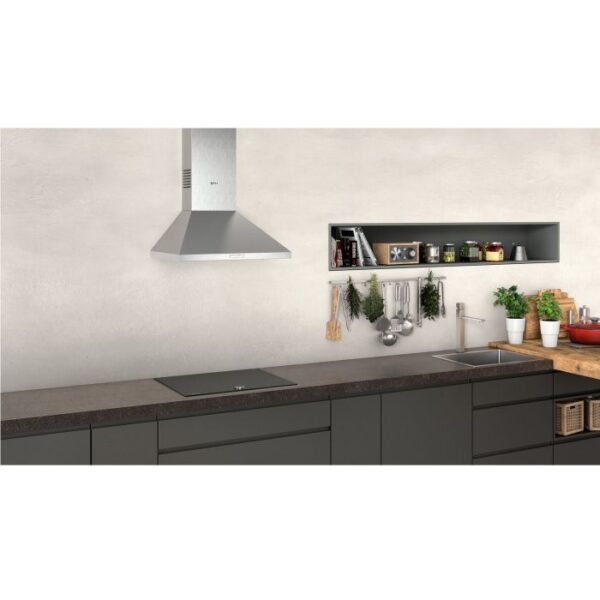 Neff D62PBC0N0B 60Cm Chimney Hood - Stainless Steel - Image 2